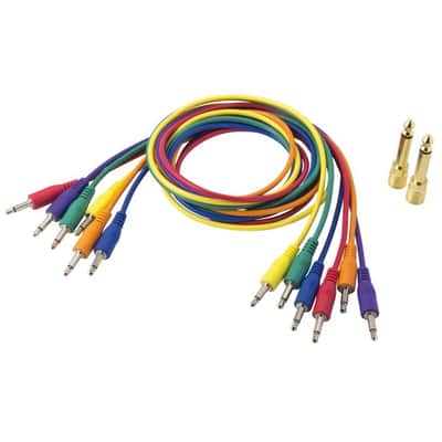 KORG SQ1 Kabel 6 Patchkabel farbig 6 Stück