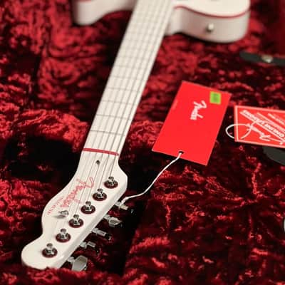 Fender John 5 Ghost Telecaster with Maple FB in Arctic White image 11