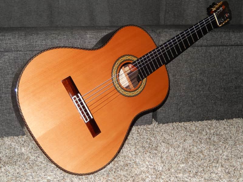 FABULOUS "EL VITO" CONCERT RC - CUSTOM MADE - TORRES STYLE CLASSICAL GUITAR - CEDAR/INDIAN ROSEWOOD image 1