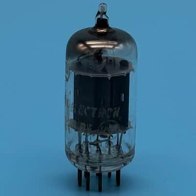 1960s RCA 12AU7A ECC82 Vintage Long Gray Plate D Getter Preamp Tube! T307 image 2
