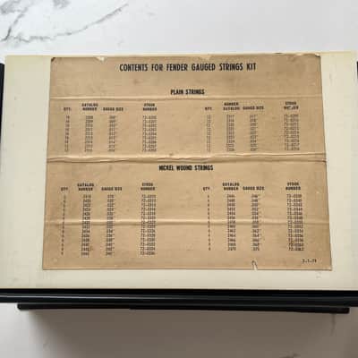 1970’s Fender Dealer Strings Display Rare Vintage Collector Stratocaster Telecaster Case Candy Jazz Bass Jaguar Jazzmaster Bild 7