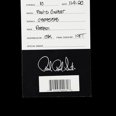 2020 Paul Reed Smith PRS Paul's Guitar Flame Top w Brushstroke Inlays ~ Faded Blue Jean image 8