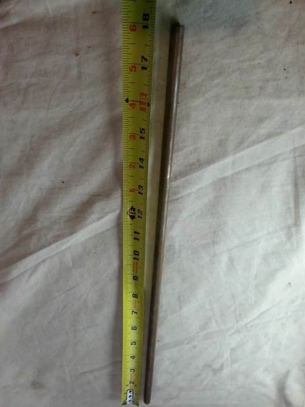 *Ludwig/WFL 14/16/18" Floor Tom Drum Leg 18"Nickel Straight Vintage 40s-50s USA* image 1