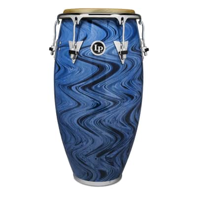 Latin Percussion LP J Madera CCII 11 3/4" Conga Blue Swirl (LPL559X-JM) image 2
