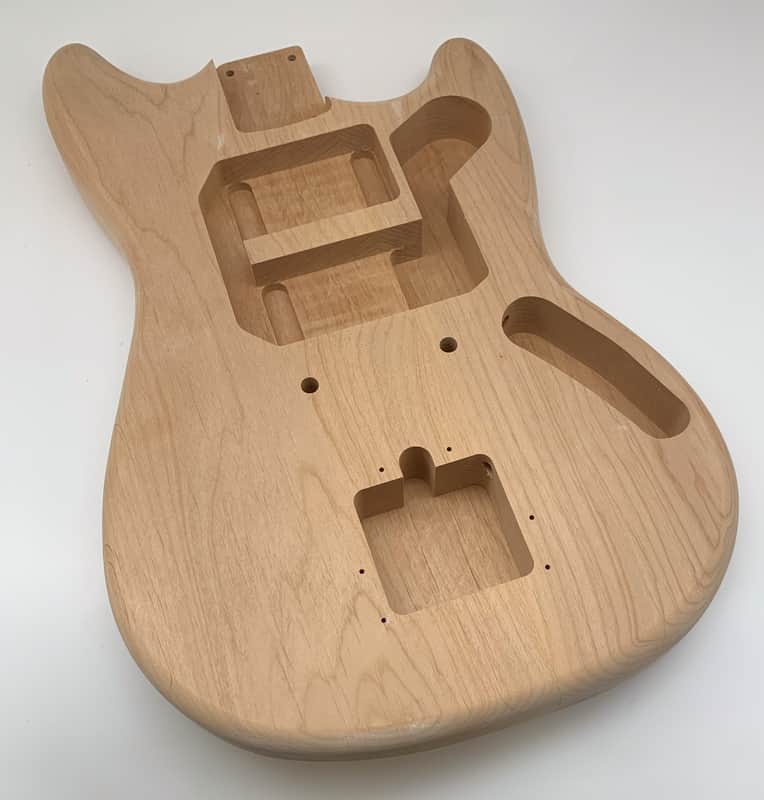 3lbs 13oz BloomDoom Nitro Lacquer Aged Relic Alder Stang-Style Vintage Custom Guitar Body image 1
