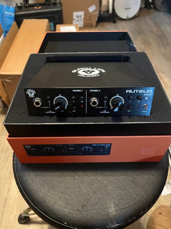 Black Lion Audio Auteur MKIII Dual Channel Microphone Preamp 2022 - Present - Black image 1