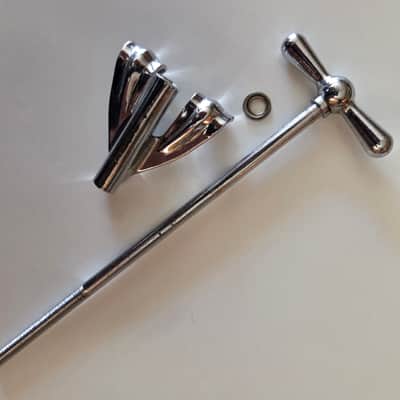 Ludwig faucet head bass T-rod w/claw 60's,6.5" image 2