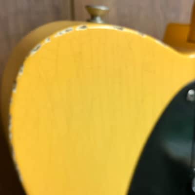 Fender Road Worn Telecaster Roadworn Tele Butterscotch Natural Blackguard 7.9 pounds image 3