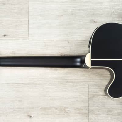 Takamine GN73CE SB NEX Cutaway Acoustic-Electric Guitar, Solid Spruce Top, Satin Black image 11