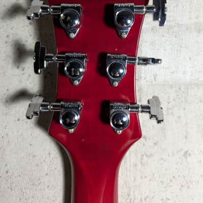B.C. Rich Eagle DLX 00's Archtop See Thru Red image 12
