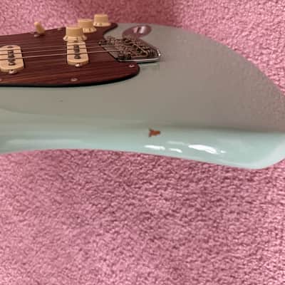 Fender Limited Edition American Professional Stratocaster with Rosewood Neck 2017 - Daphne Blue image 5