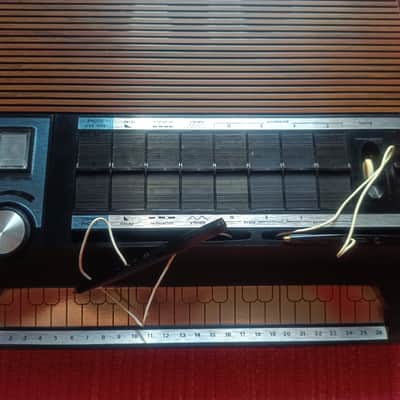 Dubreq Stylophone 350s 1969 Faux Wood Panelling   Holy Grail Of Vintage Trippiness Synthesizer imagen 4