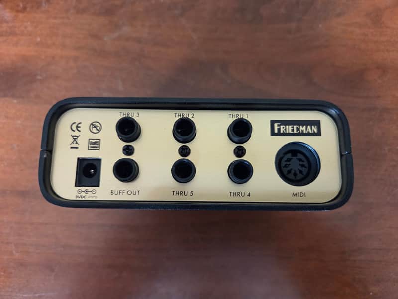 Friedman Buffer Bay 6 Buffer/Patch Bay 2010s - Black with Gold Faceplate