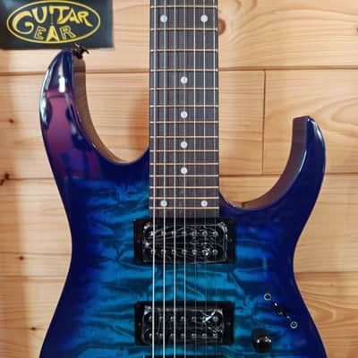 IBANEZ GRG7221QA Transparent Blue Burst - 7 Strings image 7