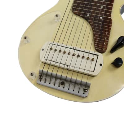 Vintage 1940?ÇÖs Epiphone Eddie Alkire Eharp 10 String Lap Steel Guitar image 12