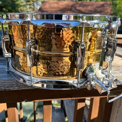 Ludwig LB556K 6.5” Hammered Bronze Super-Sensitive Snare 2000’s image 4