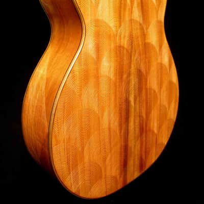 Blueberry Handmade Jumbo Acoustic Guitar Dragon Motif image 2