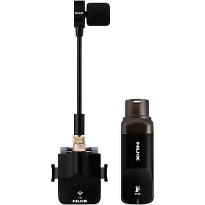 NUX B-6 2.4GHz Wireless Saxophone Microphone System Regular  Black image 1