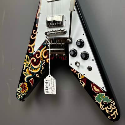 Epiphone Jimi Hendrix "Love Drops" Flying V 2024 - Ebony image 4