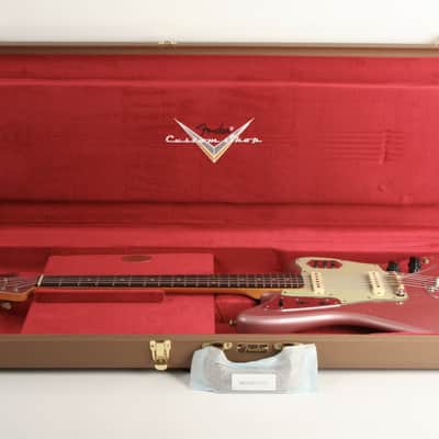 Fender Custom Shop 1964 Jaguar Journeyman Relic 3A Rosewood Fingerboard Faded Aged Burgundy Mist Metallic CZ585064 image 12