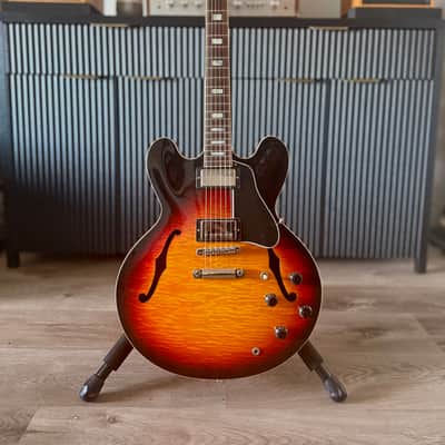 2017 Gibson ES-335 Block - AAA Antique Sunset Burst image 1