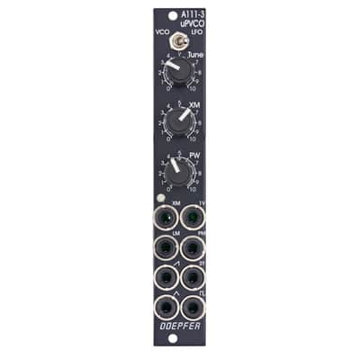 Doepfer A-111-3V Precision VCO Eurorack Module (Black) image 1