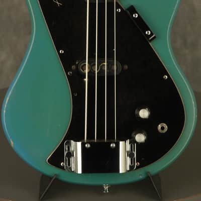 RARE 1960's Ampeg SSB-1 short scale Bass original TURQUOISE!!! image 1