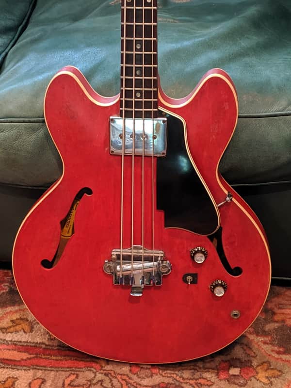 1966 Gibson EB-2C Refinished with Left Hand Nut image 1