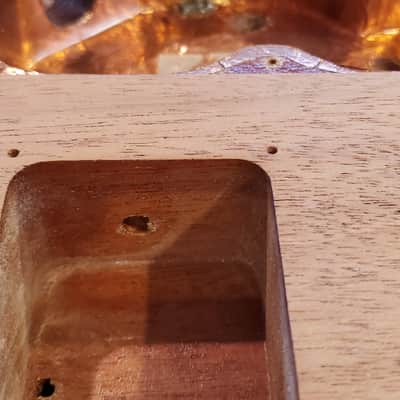 Warmoth G5 Unfinished Bass Body Mahogany w/Flame Maple Top 5 String image 14