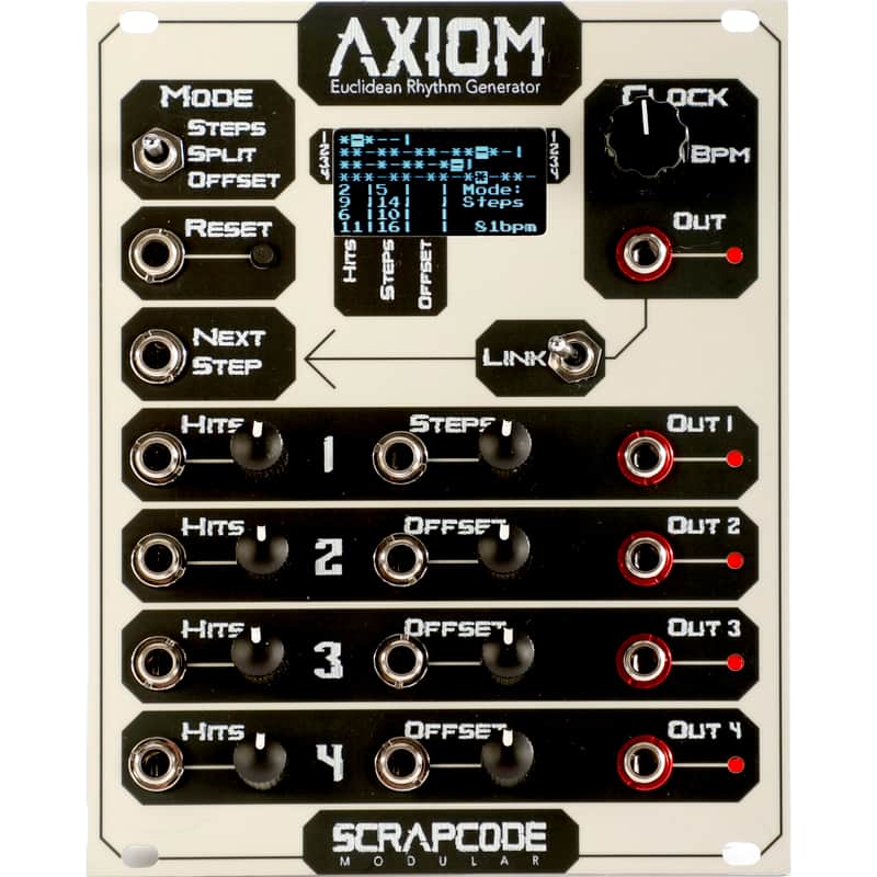 Scrapcode Modular - AXIOM - Euclidean Rhythm Generator image 1