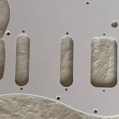 Custom Guitar Pickguard For Fender 11 Sctew Stratocaster HSS, 3 Ply White image 2