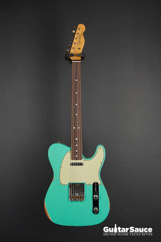 Fender Custom Shop 64 Telecaster Relic Aged 2024 - Sea foam Green (Cod.1840NG) image 1