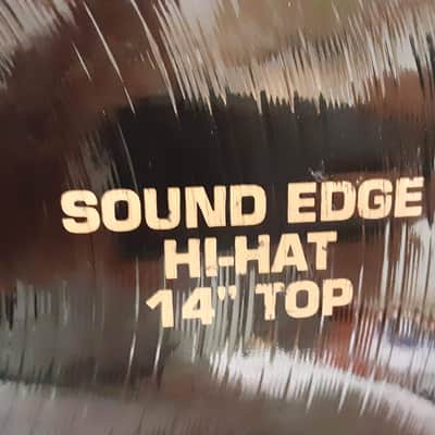 Paiste 14" Black Alpha Slipknot Edition Sound Edge Hi-Hat Cymbals (Pair) image 11