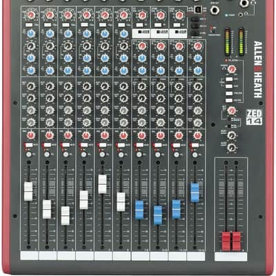 Allen & Heath ZED-14 - 14-Channel Touring Quality Mixer with USB I/O (AH-ZED-14),Grey/Red image 3
