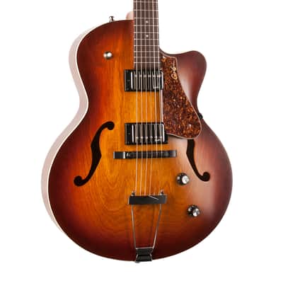 Godin 5th Avenue CW Kingpin II - Rosewood Fingerboard, Cognac Burst image 13