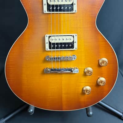 Eastman SB59/S-GB Solidbody Electric Guitar Satin Goldburst Finish w/ Gig Bag image 2
