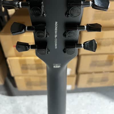 ESP LTD Volsung-200 Electric Guitar - Black Satin, Rosewood Fingerboard image 6