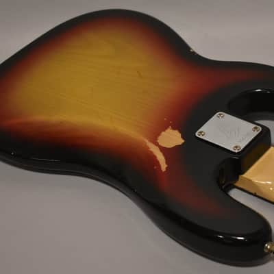 1976 Fender Precision Bass Three-Tone Sunburst w/OHSC image 15