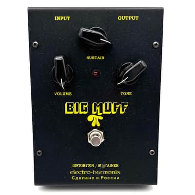 Electro-Harmonix Big Muff Pi V7 (Black Russian) Guitar Pedal image 2