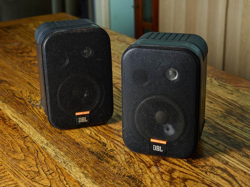 JBL Control 1 Xtreme 1987 - Black Matte vintage passive studio monitors image 1