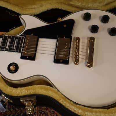 Epiphone Inspired By Gibson Custom Les Paul Custom (Incl Hard Case) Alpine White image 9