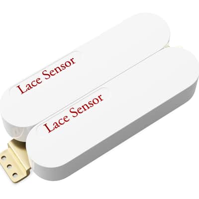 LACE Sensor Dually Red/Red Humbucker - White image 1