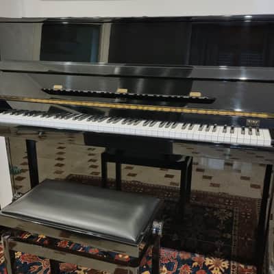 Petrof Fibich 119-II Upright Piano 1999 - Black High Gloss Finish image 1