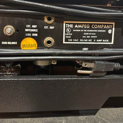 Ampeg V-4 100-Watt Guitar Head with Reverb 1970 - 1980 - Black image 8