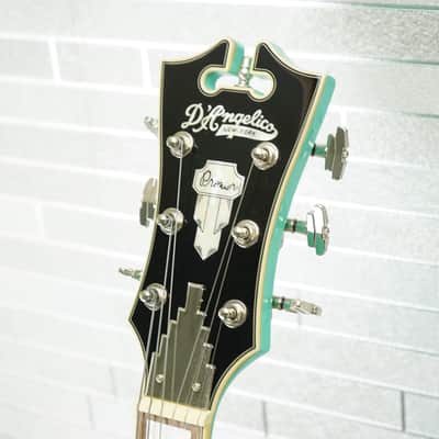 D'Angelico Premier DC Semi-Hollow Double Cutaway - Surf Green image 13