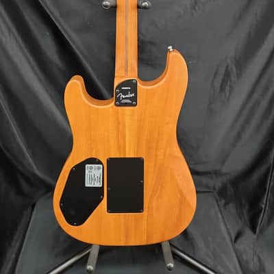 Fender American Acoustasonic Stratocaster Acoustic Electric Guitar, Transparent Sonic Blue, Ebony Fingerboard, with Gig Bag image 5