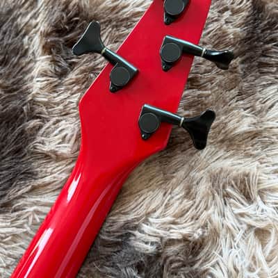 1990s B.C. Rich Innovator PJ Bass - Red image 13