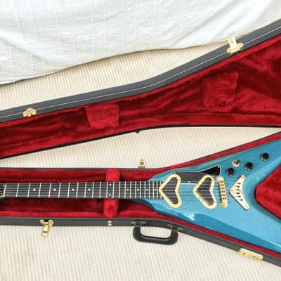 Gibson Flying V2 II 1980 Bahama Blue image 2