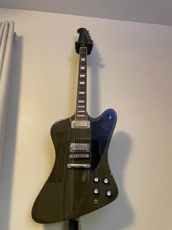 Epiphone Limited Run Firebird 2020 Olive Drab Green image 1