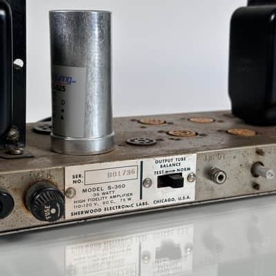 Vintage Sherwood S-360 Tube Amplifier image 2
